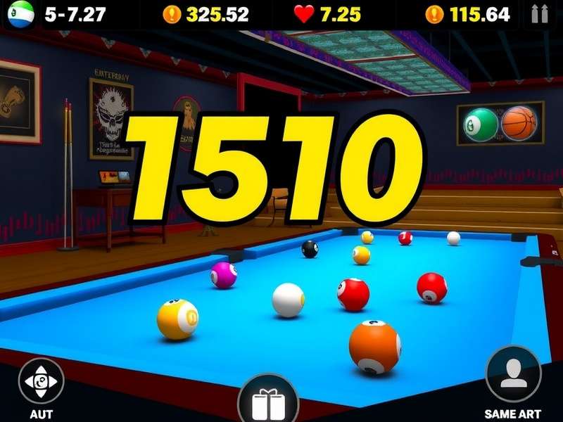 8 बॉल पूल गेम में ट्रॉफी जीतने का मिशन