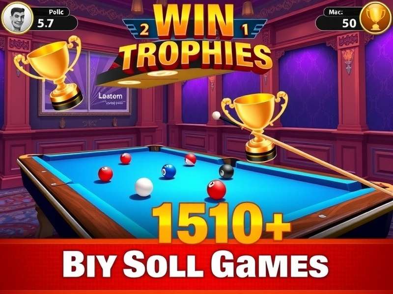 8 Ball Pool Game Trophy Guide