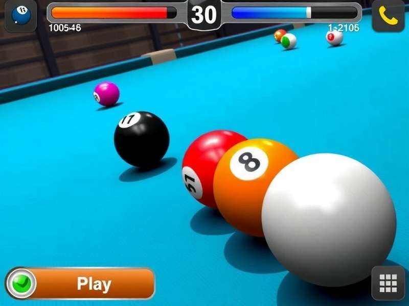 PC के लिए 8 बॉल पूल गेम्स का इंटरफेस