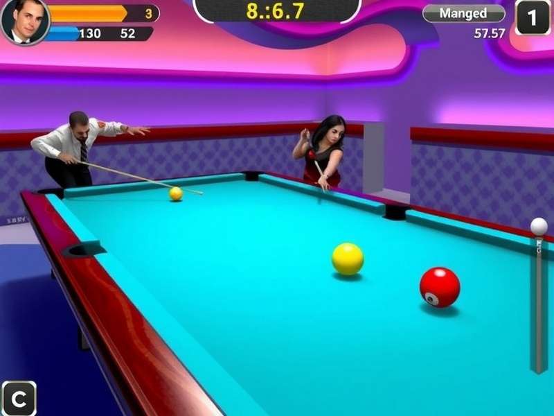 8 बॉल पूल गेम 2 प्लेयर मोड