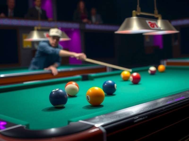 8 Ball Pool Silvergames इंटरफेस