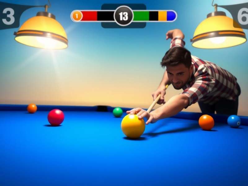 8 बॉल पूल मिनिक्लिप गेमप्ले