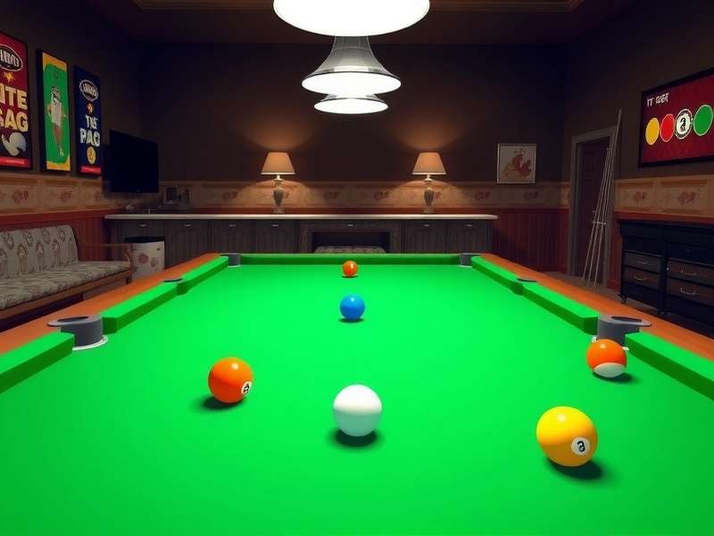 8 बॉल पूल गेमिंग एक्सपीरियंस - प्रोफेशनल पूल टेबल