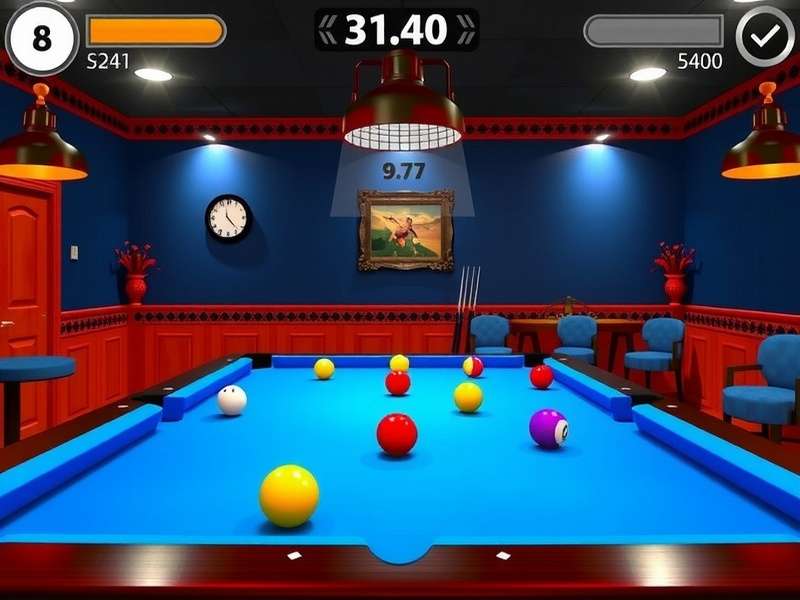 8 Ball Pool Unblocked GitHub IO गेमप्ले स्क्रीनशॉट