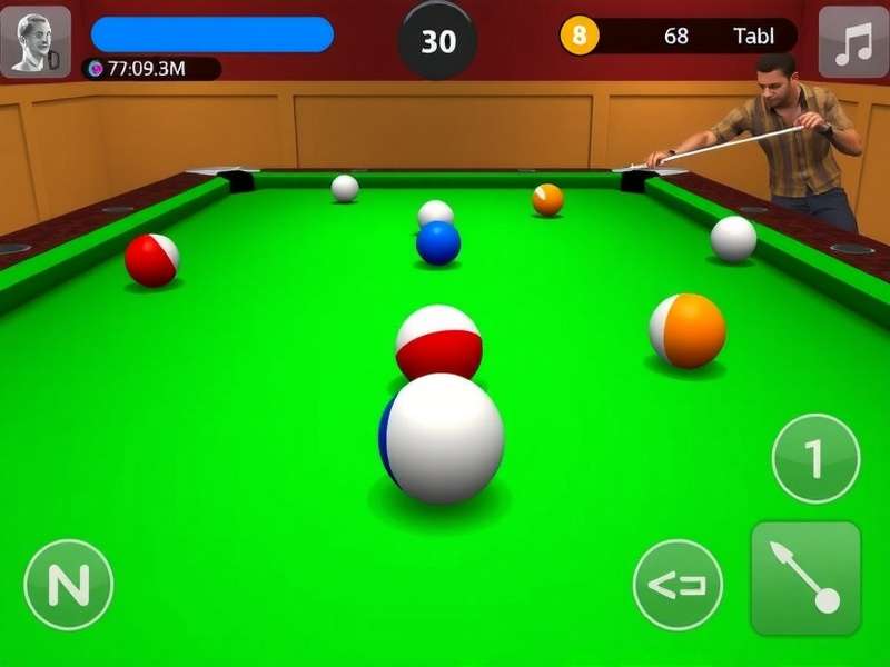 8 बॉल पूल गेम ऑफलाइन गेमप्ले