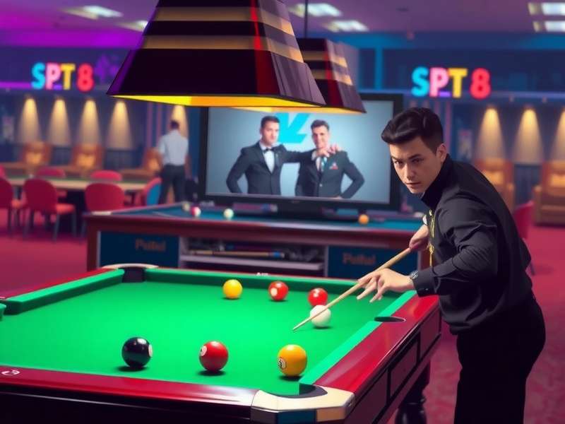 8 Ball Pool game table with balls in India