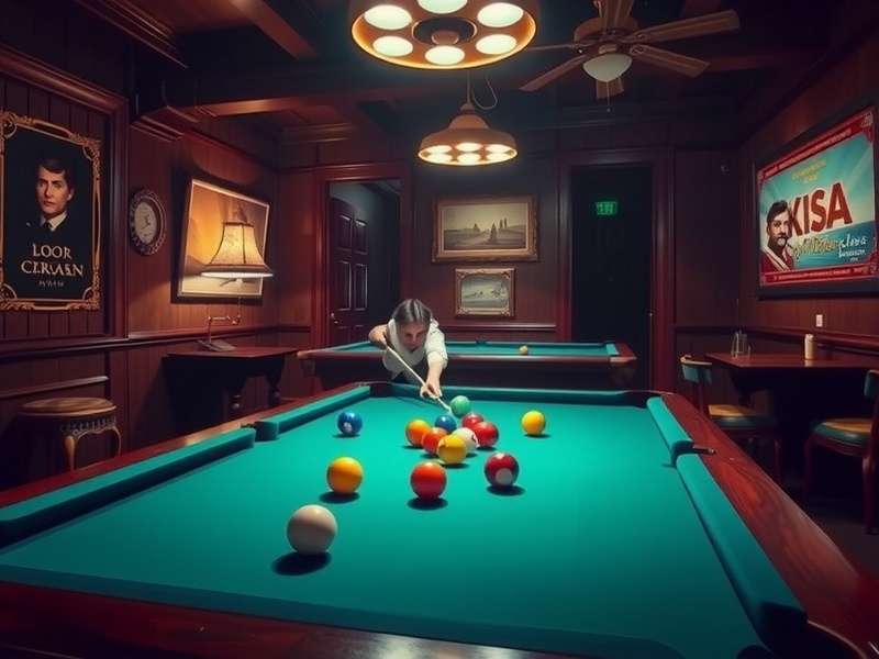 Spectacular multi-ball trick shot in 8 Ball Pool