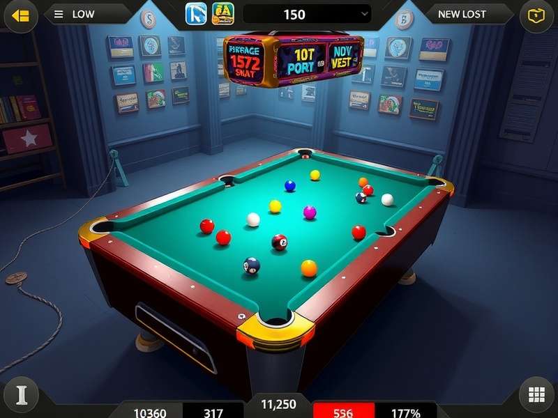 Diagram showing cue ball position play for the next shot