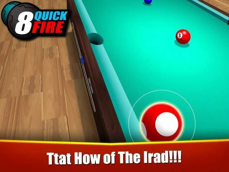Intense 8 Ball Quick Fire Pool match on a mobile screen