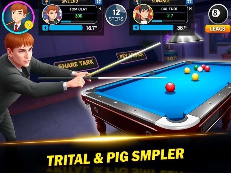 Indian player mastering 8 Ball Pool online on a mobile device