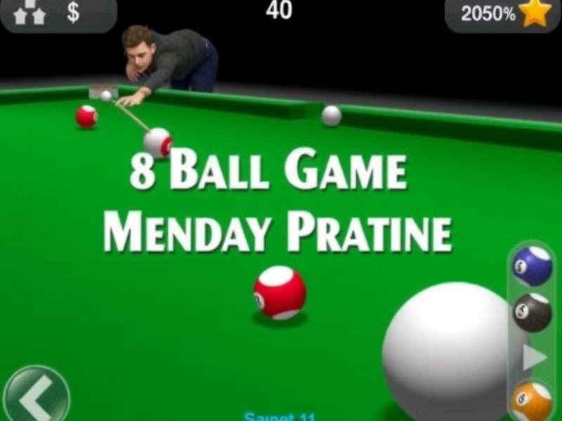 Diagram showing optimal cue ball positions for different shot scenarios