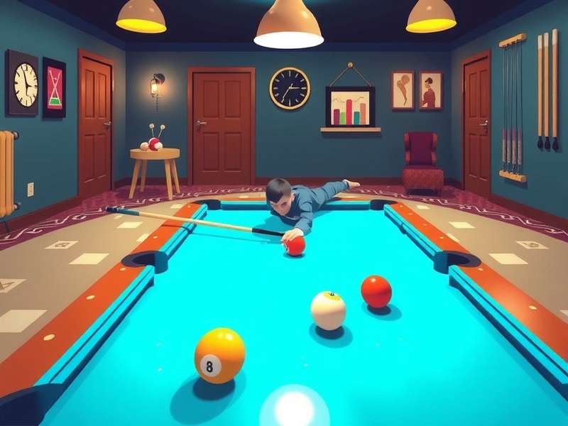 8 Ball Pool gameplay screenshot showing a competitive match