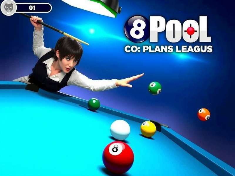 Indian player holding cue stick at pool table with Spanish interface on smartphone