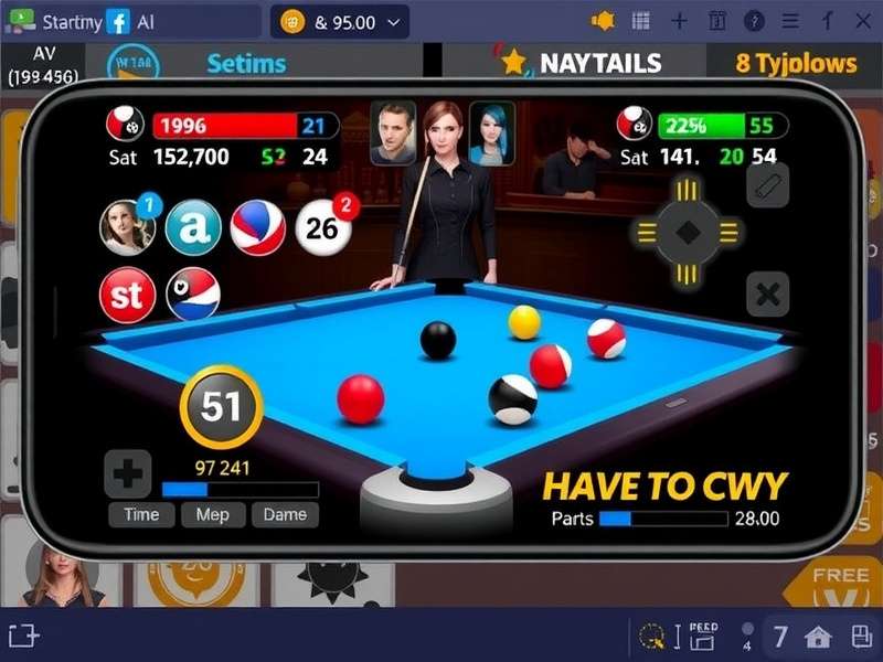 8 Ball Pool spin control diagram – english and backspin techniques explained for Indian players