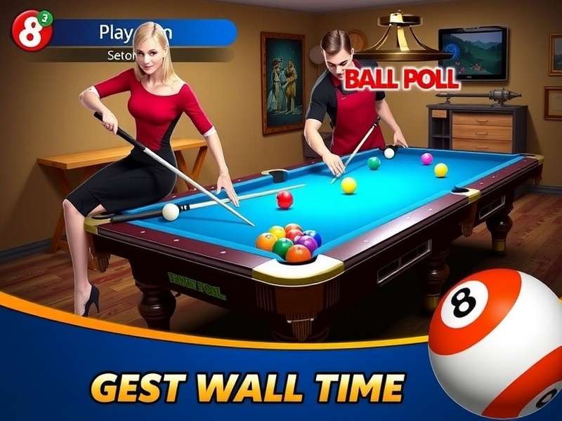 Indian player taking a shot in 8 Ball Pool game at a local club with intense focus
